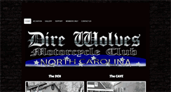 Desktop Screenshot of direwolvesmc.com